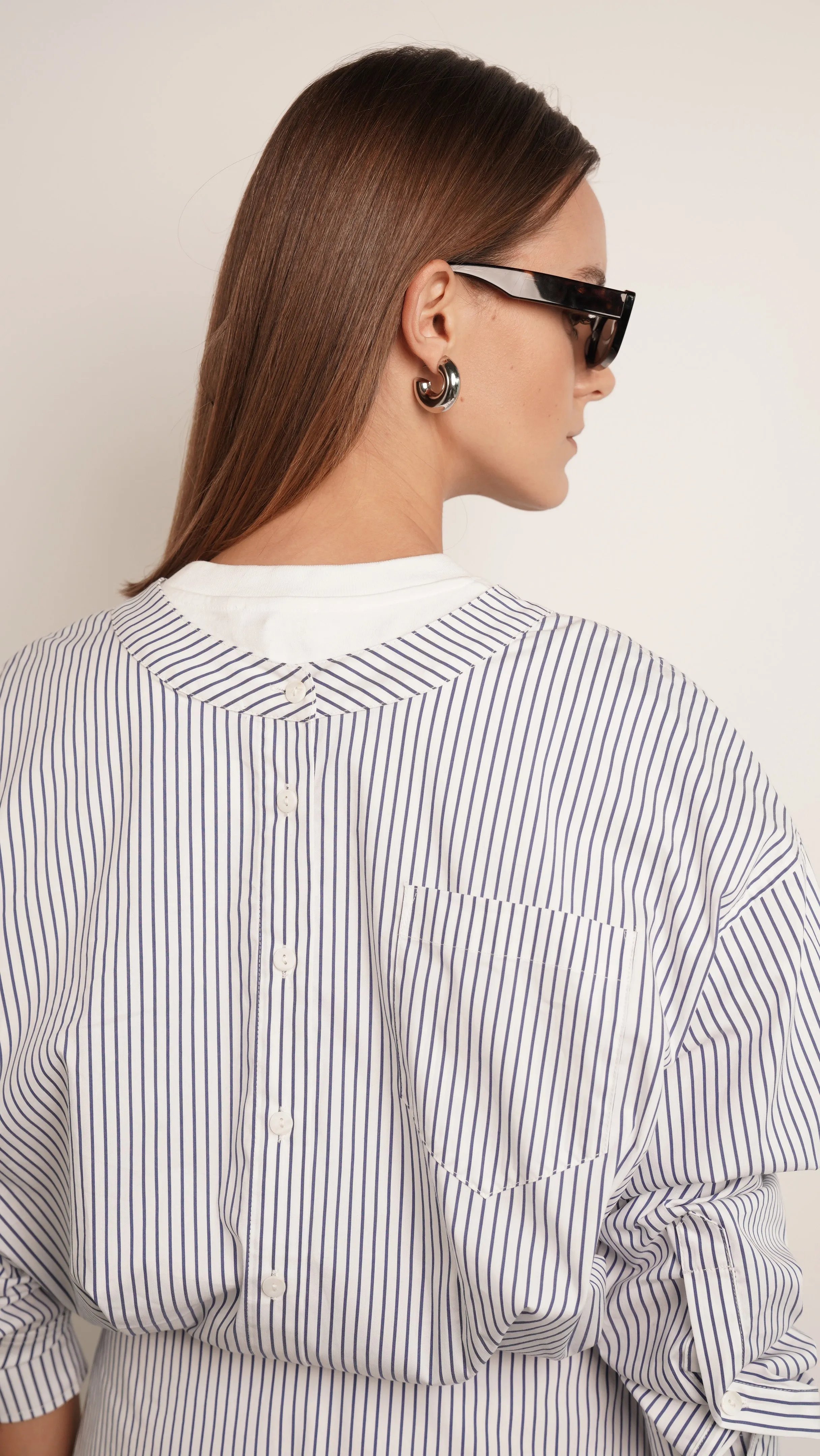 SIENNA SHIRT DRESS - BLACK