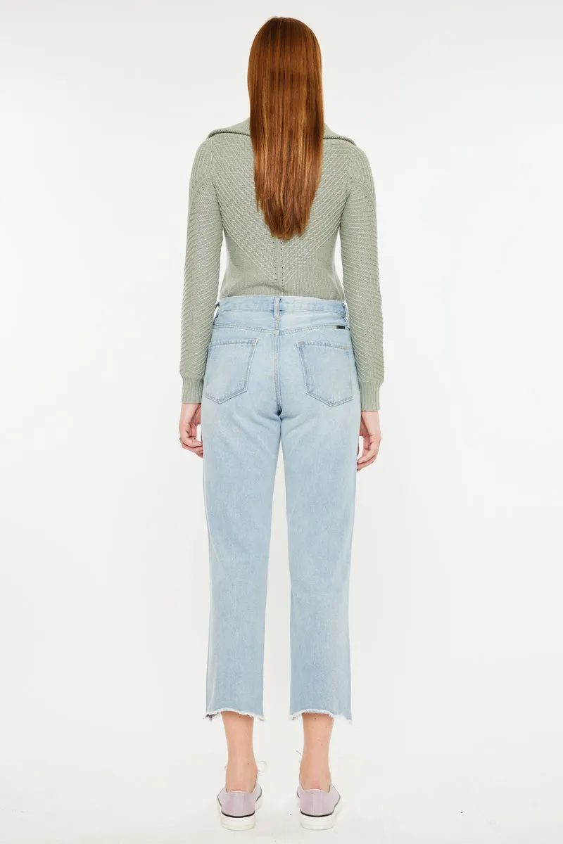Sierra High Rise Straight Leg Jeans