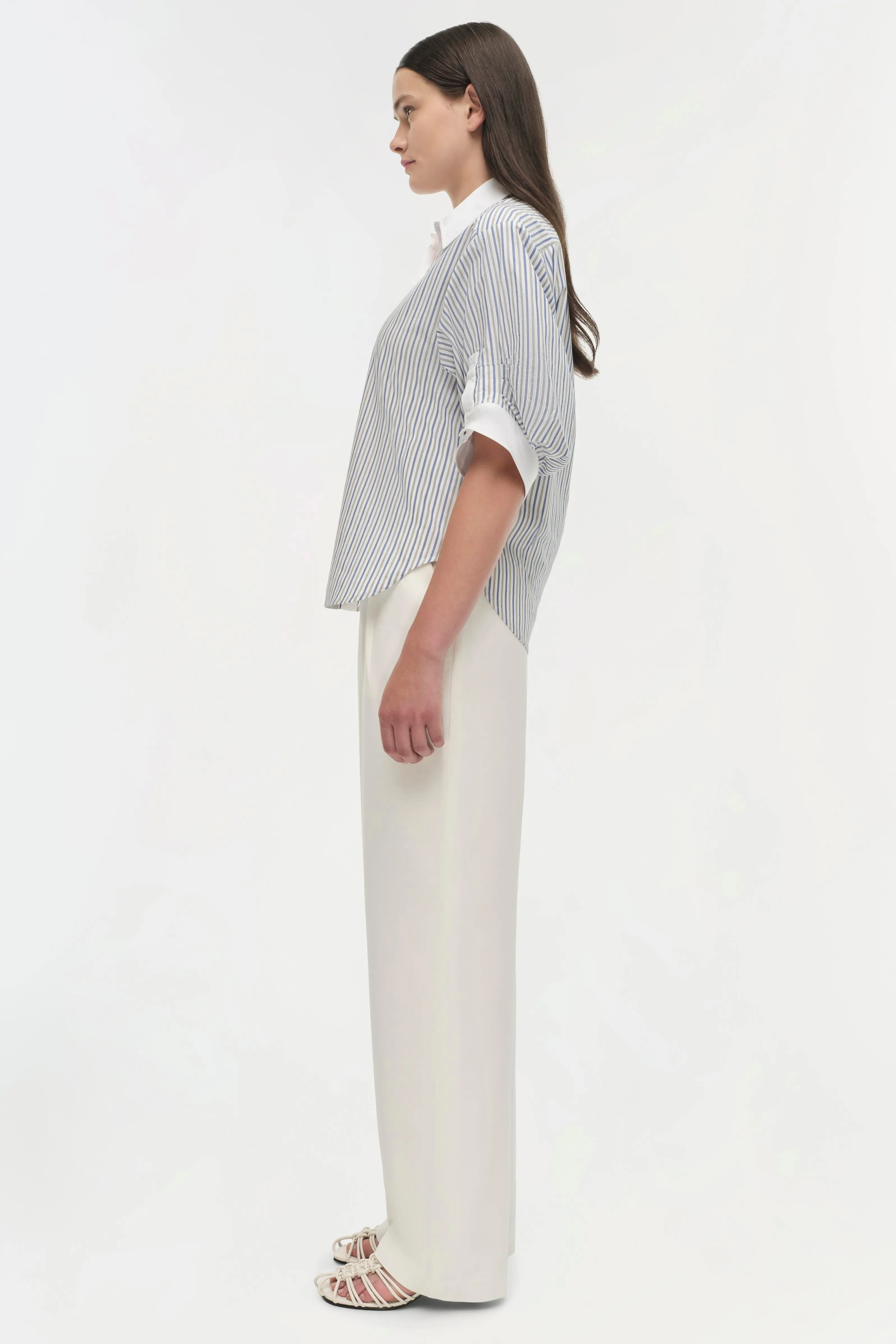Simkhai Gemma Three Quarter Sleeve Shirt