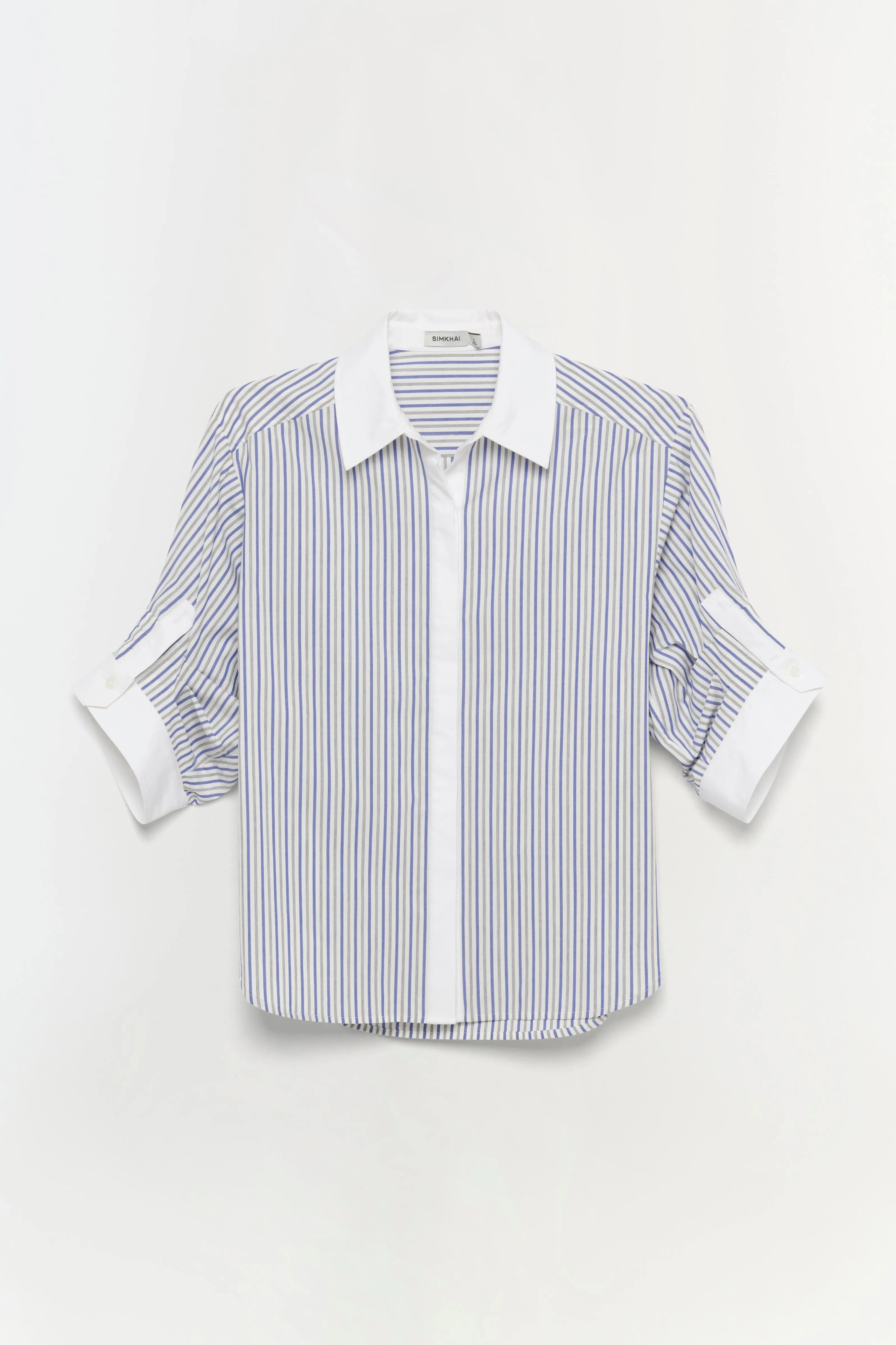 Simkhai Gemma Three Quarter Sleeve Shirt