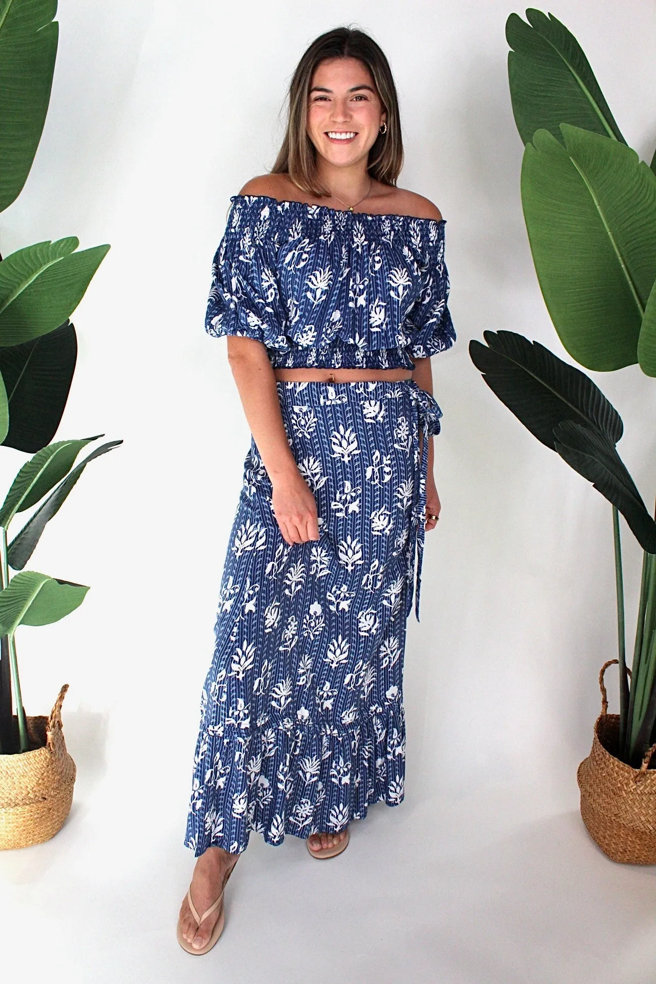 Skemo Nostalgia Layla Skirt Indigo