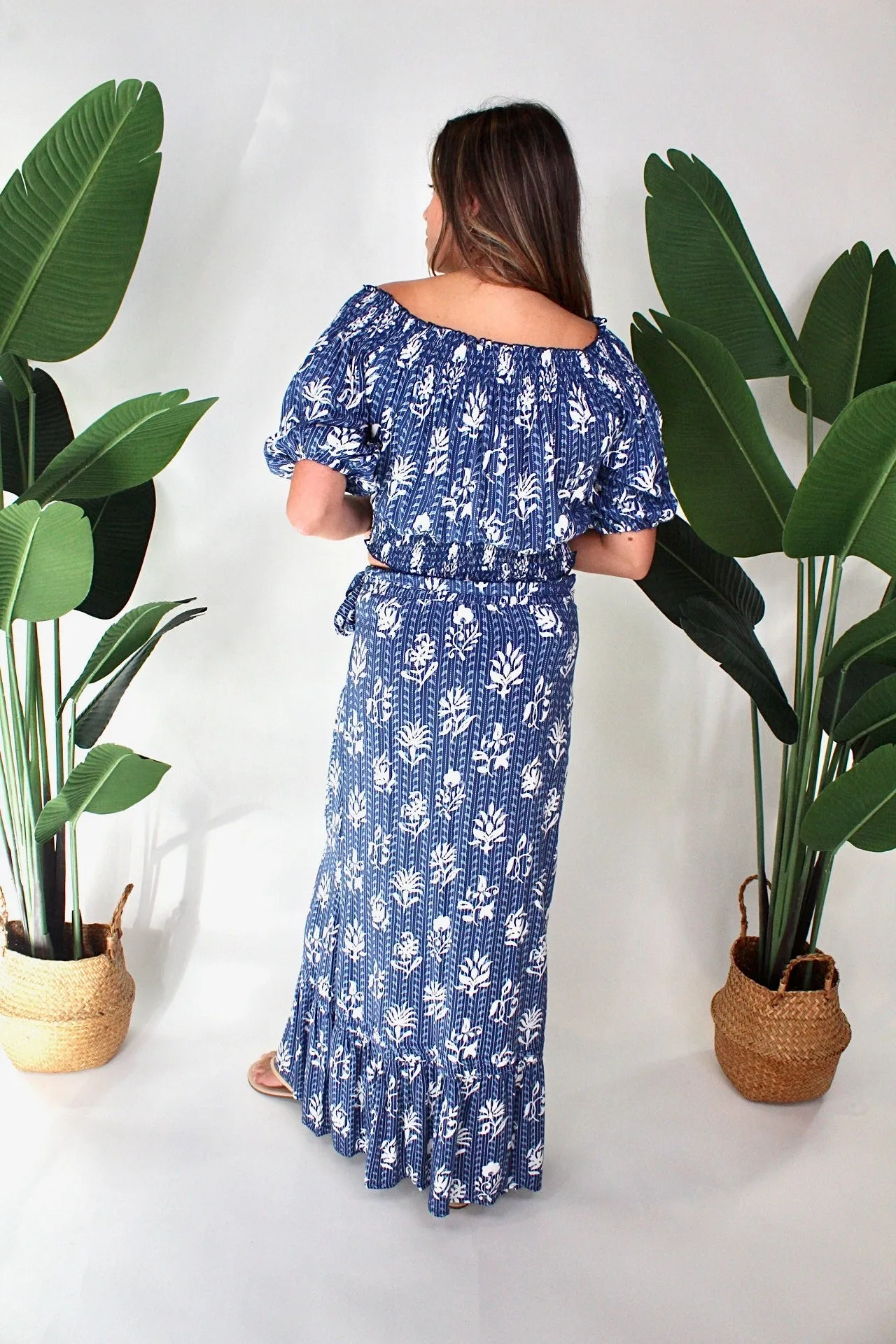 Skemo Nostalgia Layla Skirt Indigo