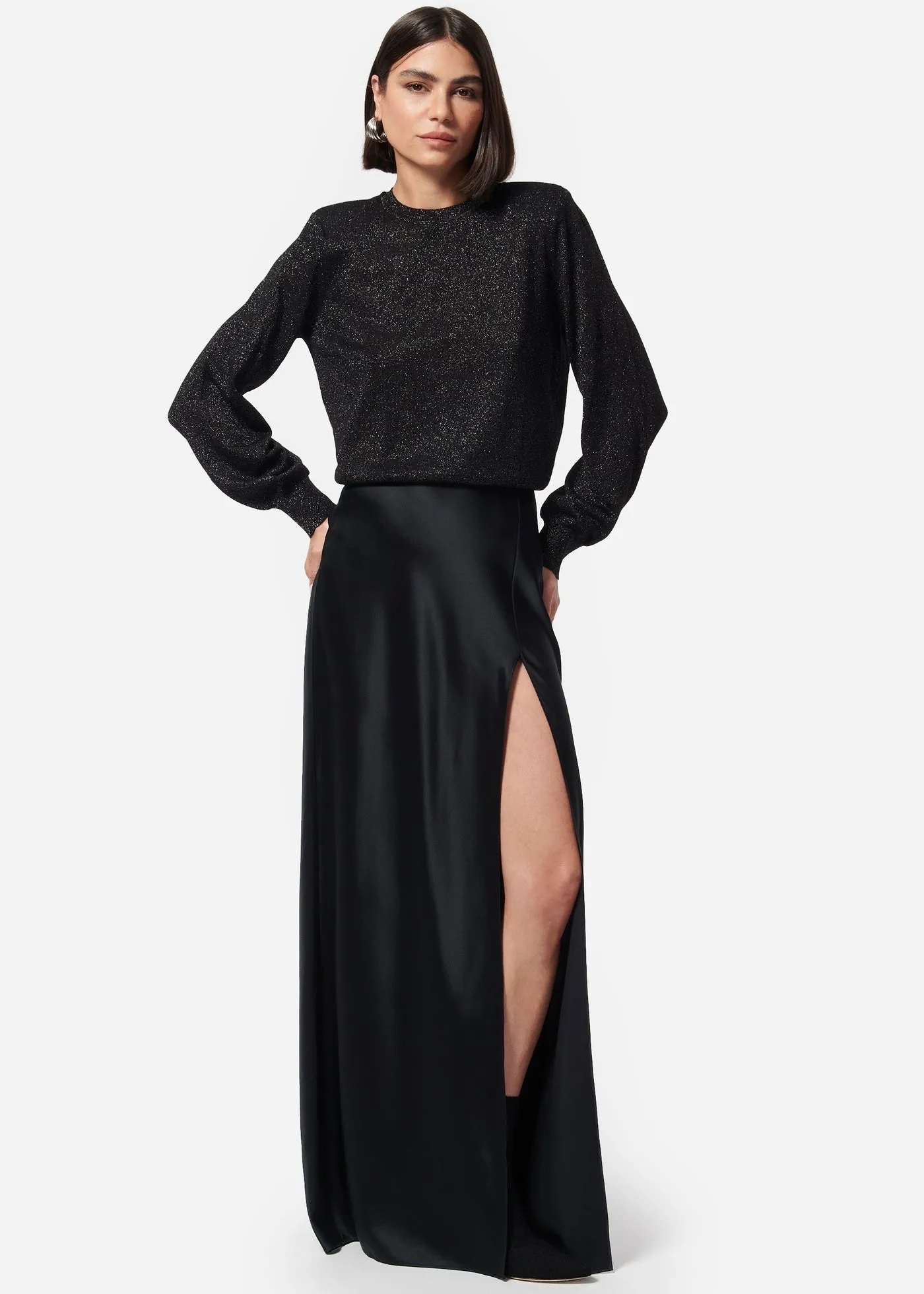 Slit Skirt (Black)
