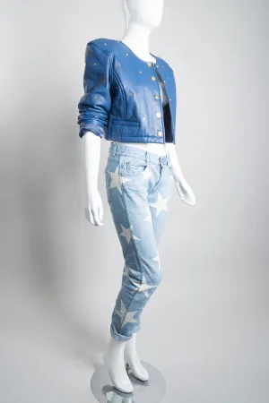 Star Print Jeans