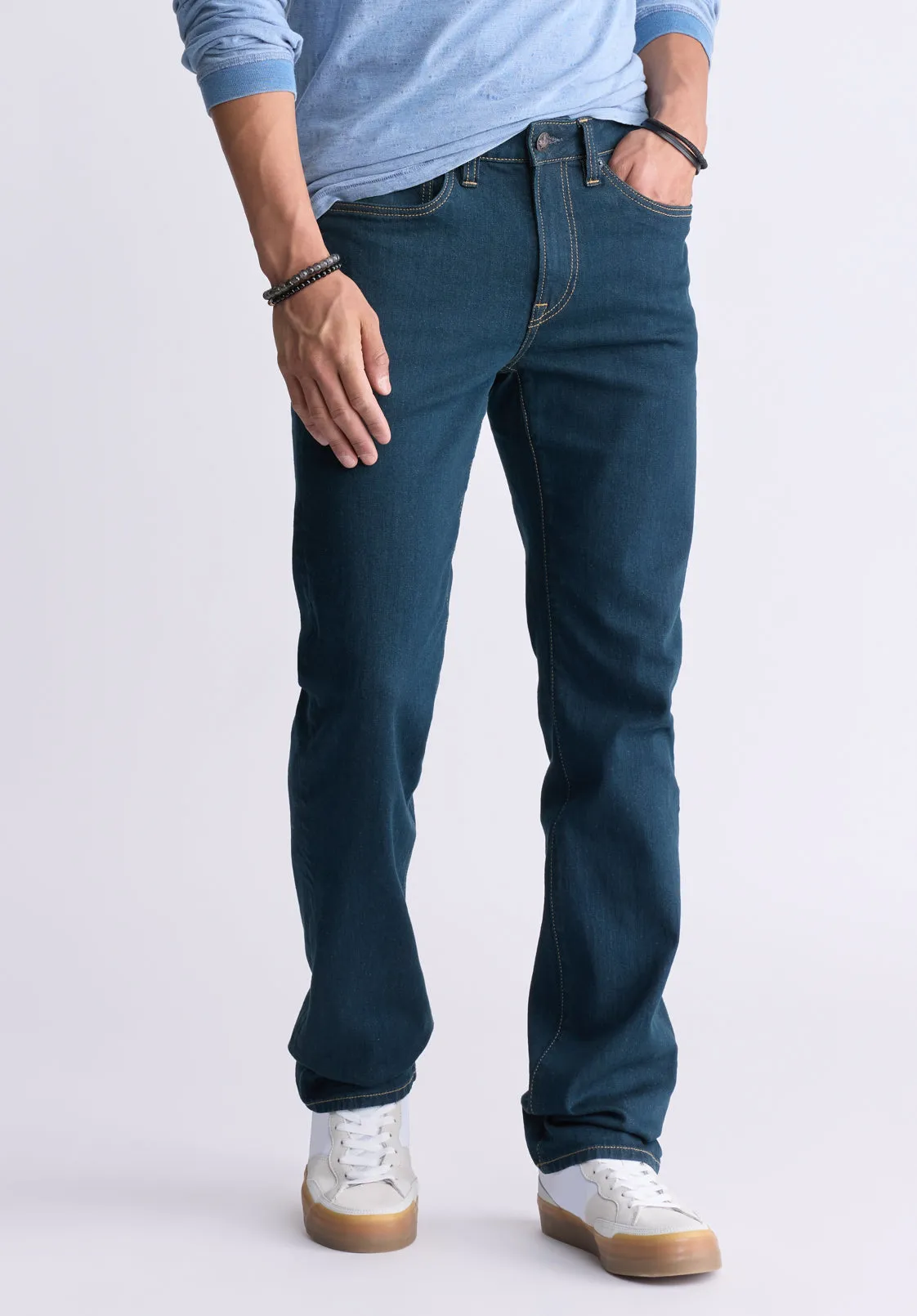 Straight Six Men's Jeans in Tinted Indigo - BM22997