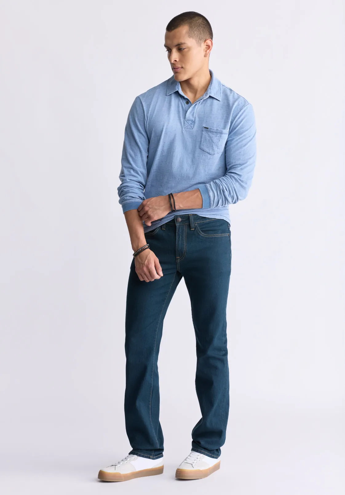 Straight Six Men's Jeans in Tinted Indigo - BM22997