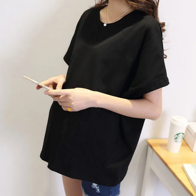 Summer Loose Bat Sleeve Clothes For Pregnant Women