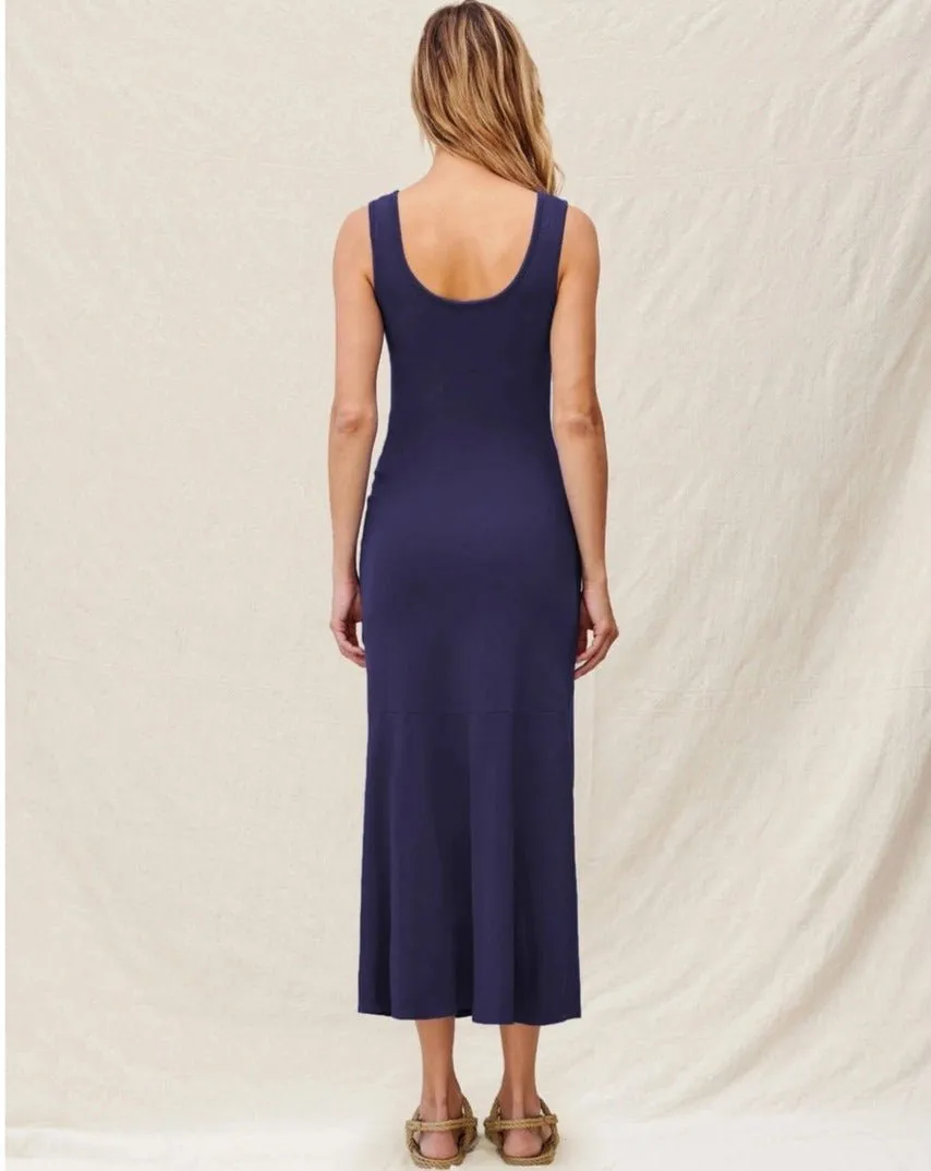 Sundry Twist front Sleeveless Maxi Dress