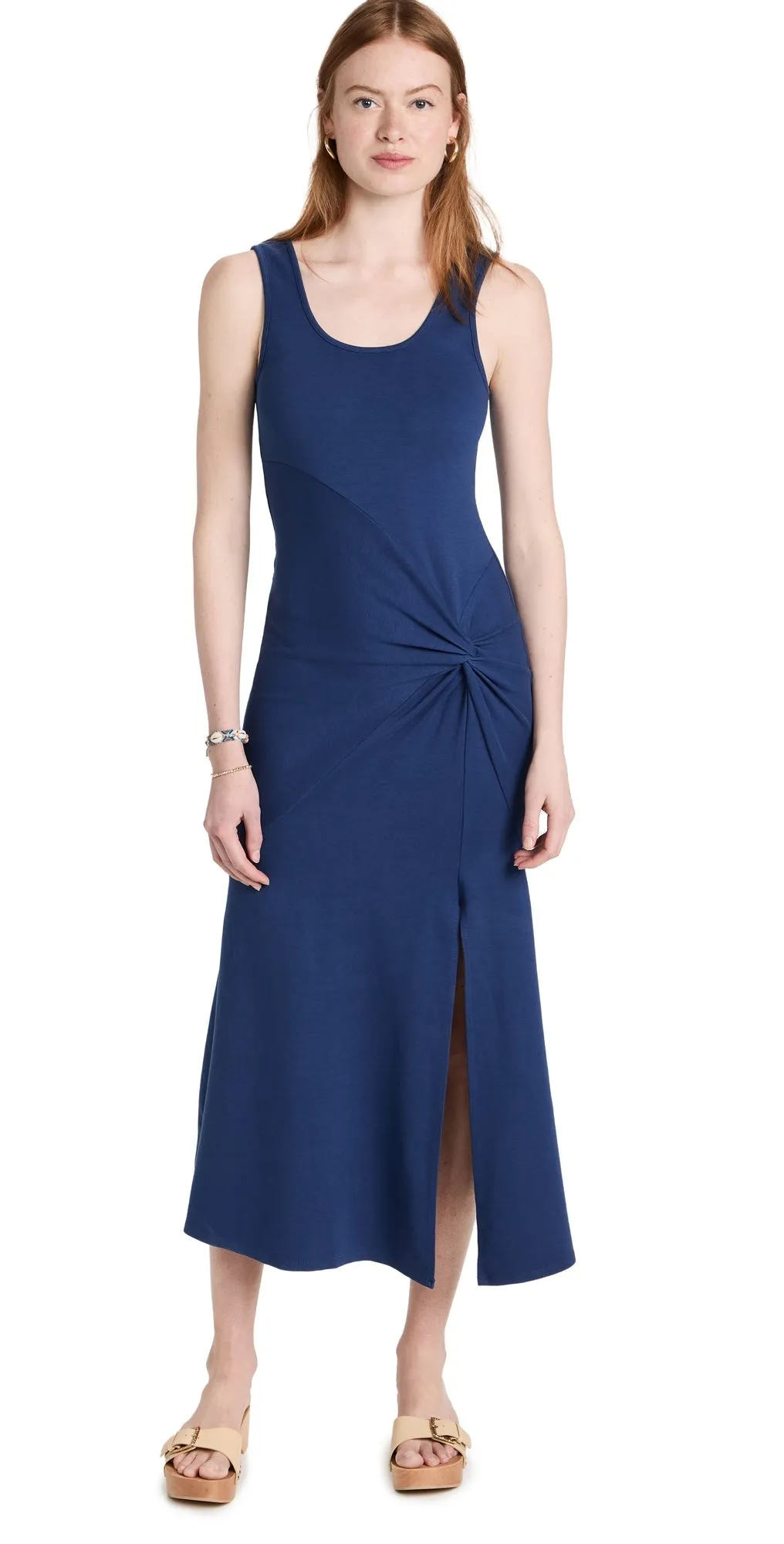 Sundry Twist front Sleeveless Maxi Dress