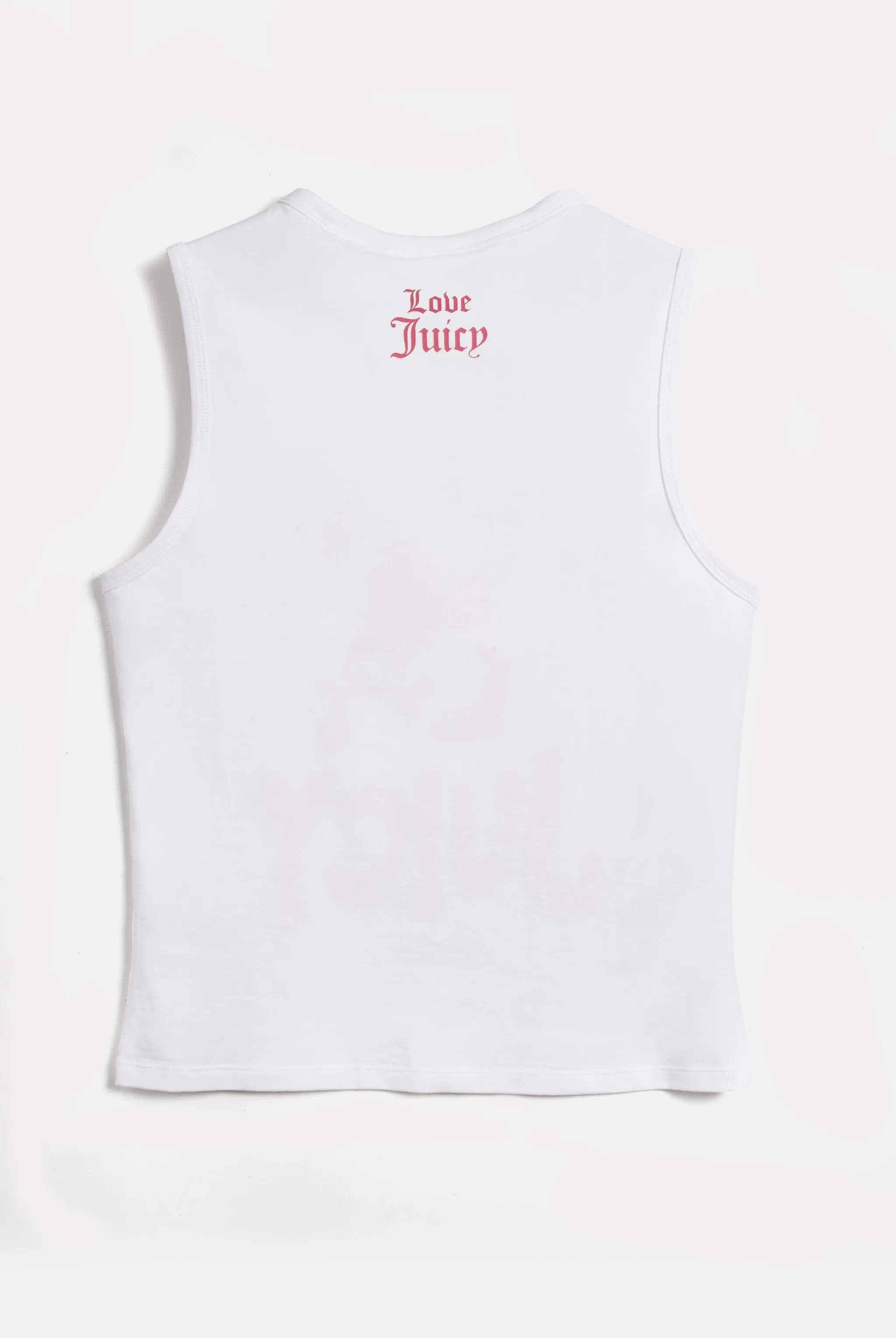THE ICONS |  WHITE 'VIVA LA JUICY' TANK