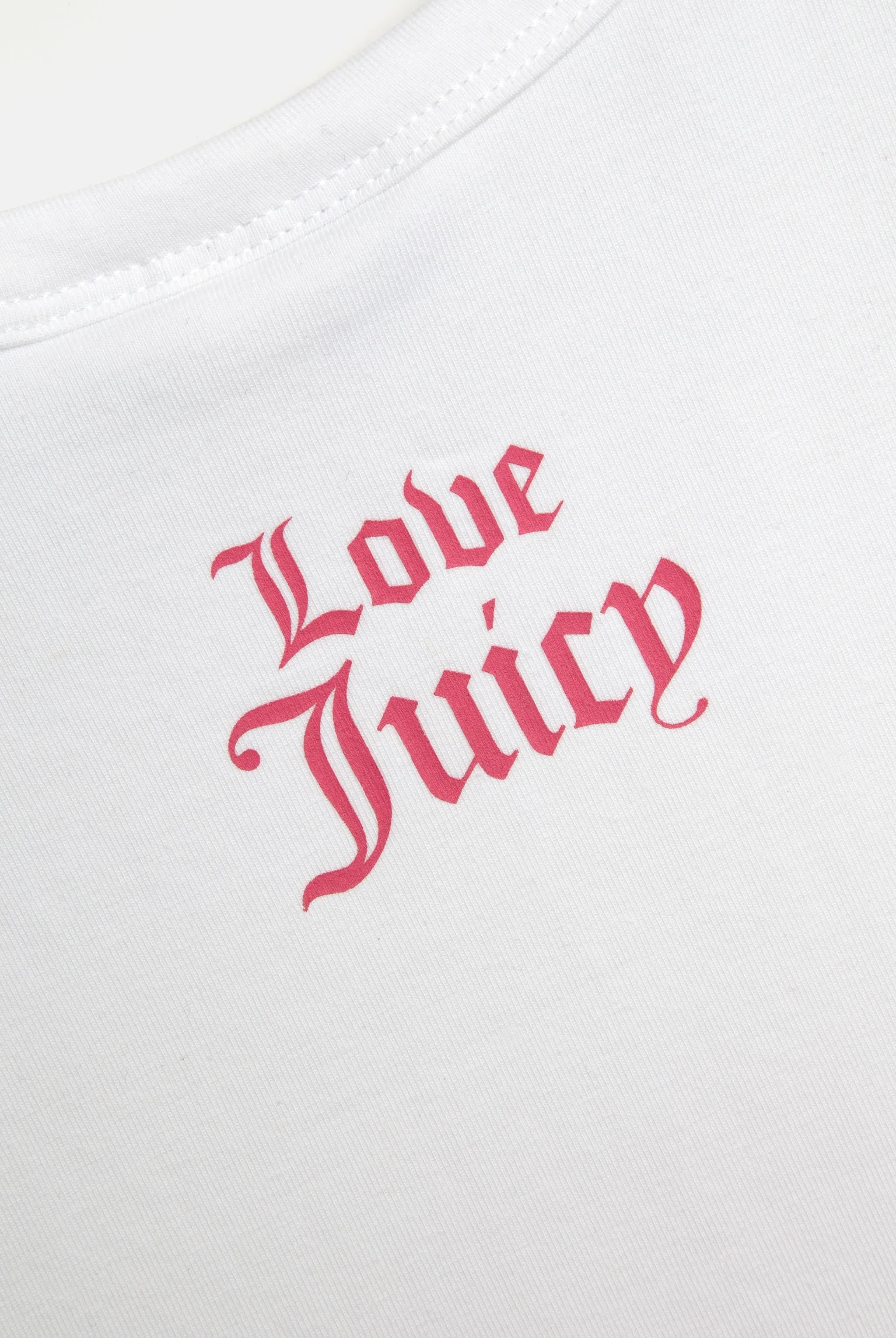 THE ICONS |  WHITE 'VIVA LA JUICY' TANK