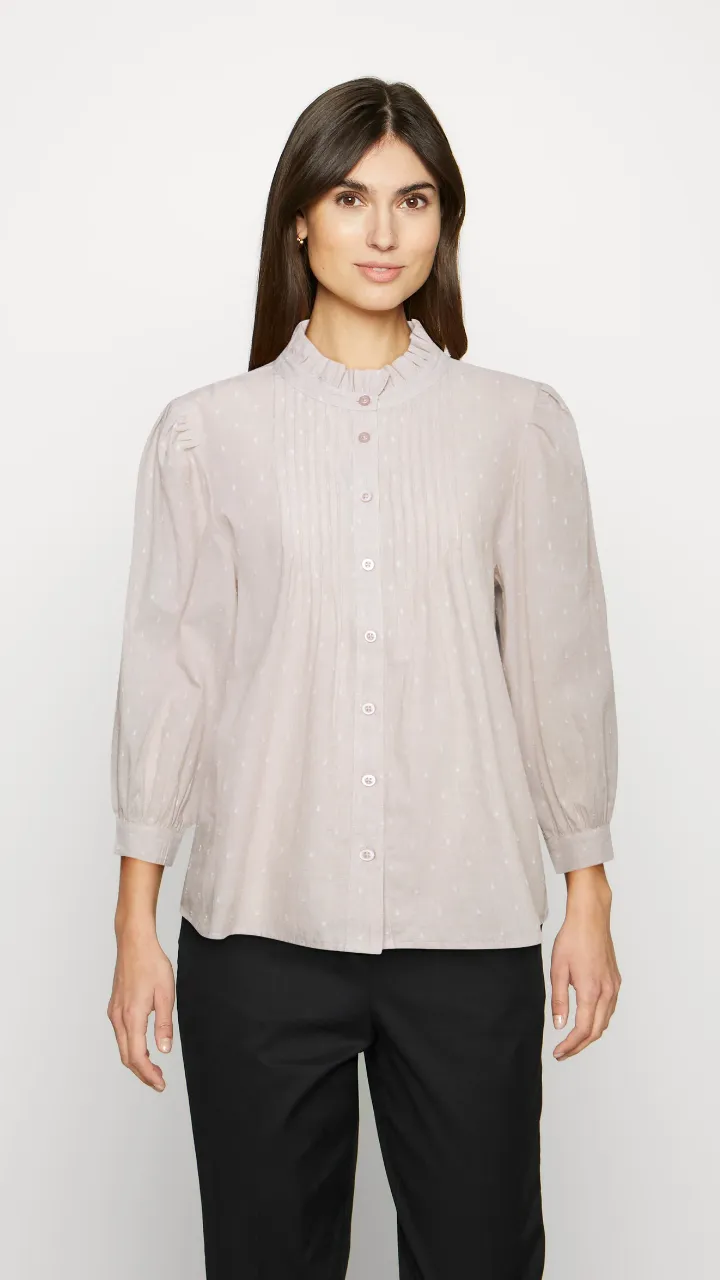 The Lisana Shirt - Chalk