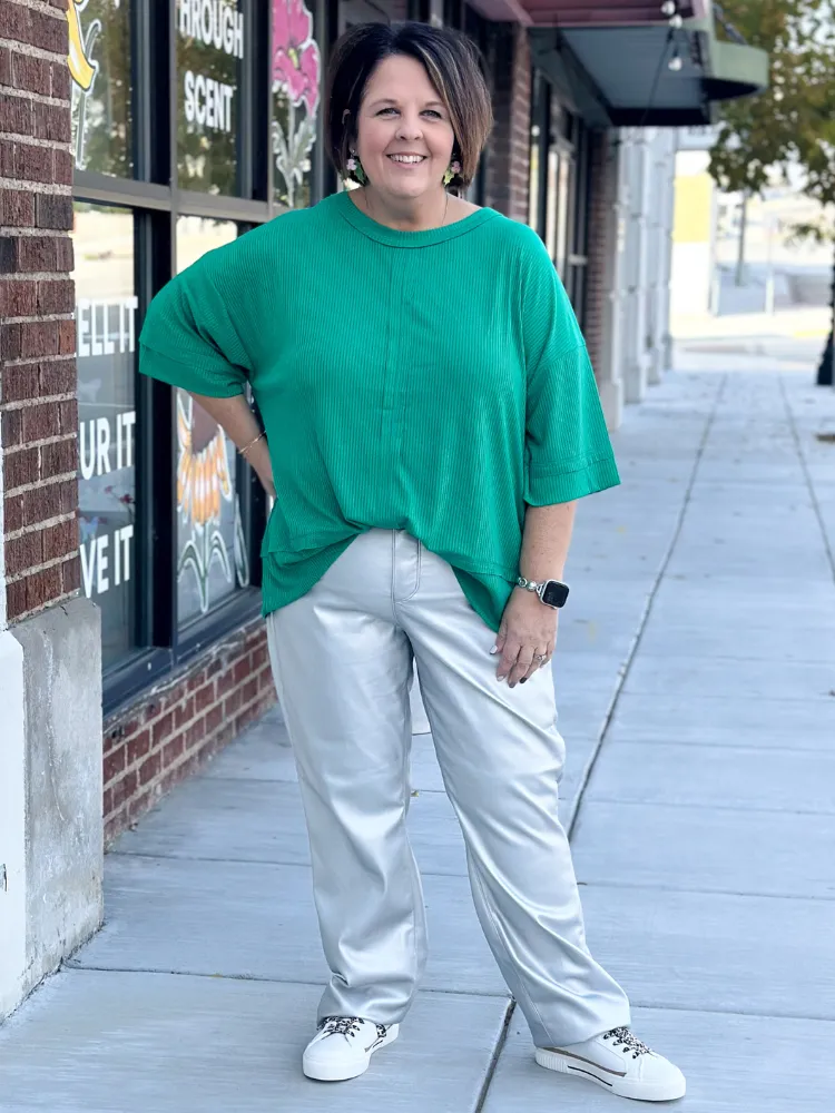 The Mona Top - Kelly Green
