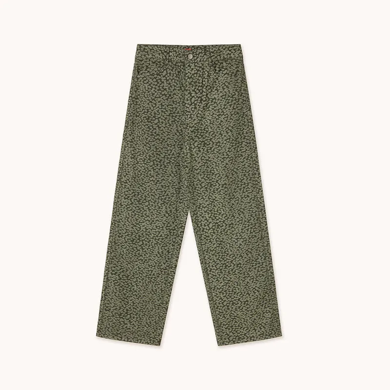 The Tiny Big Sister - Flowers Berta jeans - khaki
