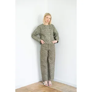 The Tiny Big Sister - Flowers Berta jeans - khaki