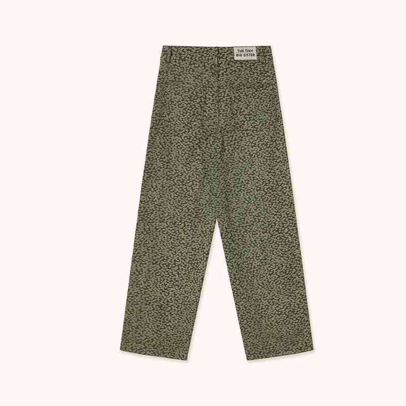 The Tiny Big Sister - Flowers Berta jeans - khaki