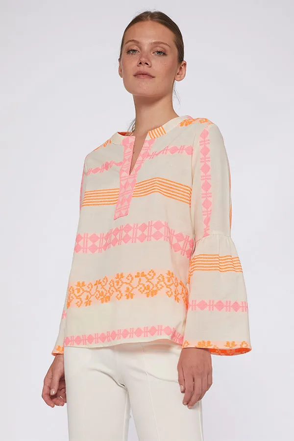 TILDA MILOS WHITE NEON SHIRT