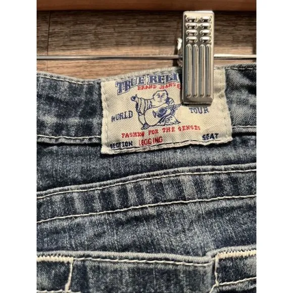 True Religion Skinny Straight Leg Jeans Size 26