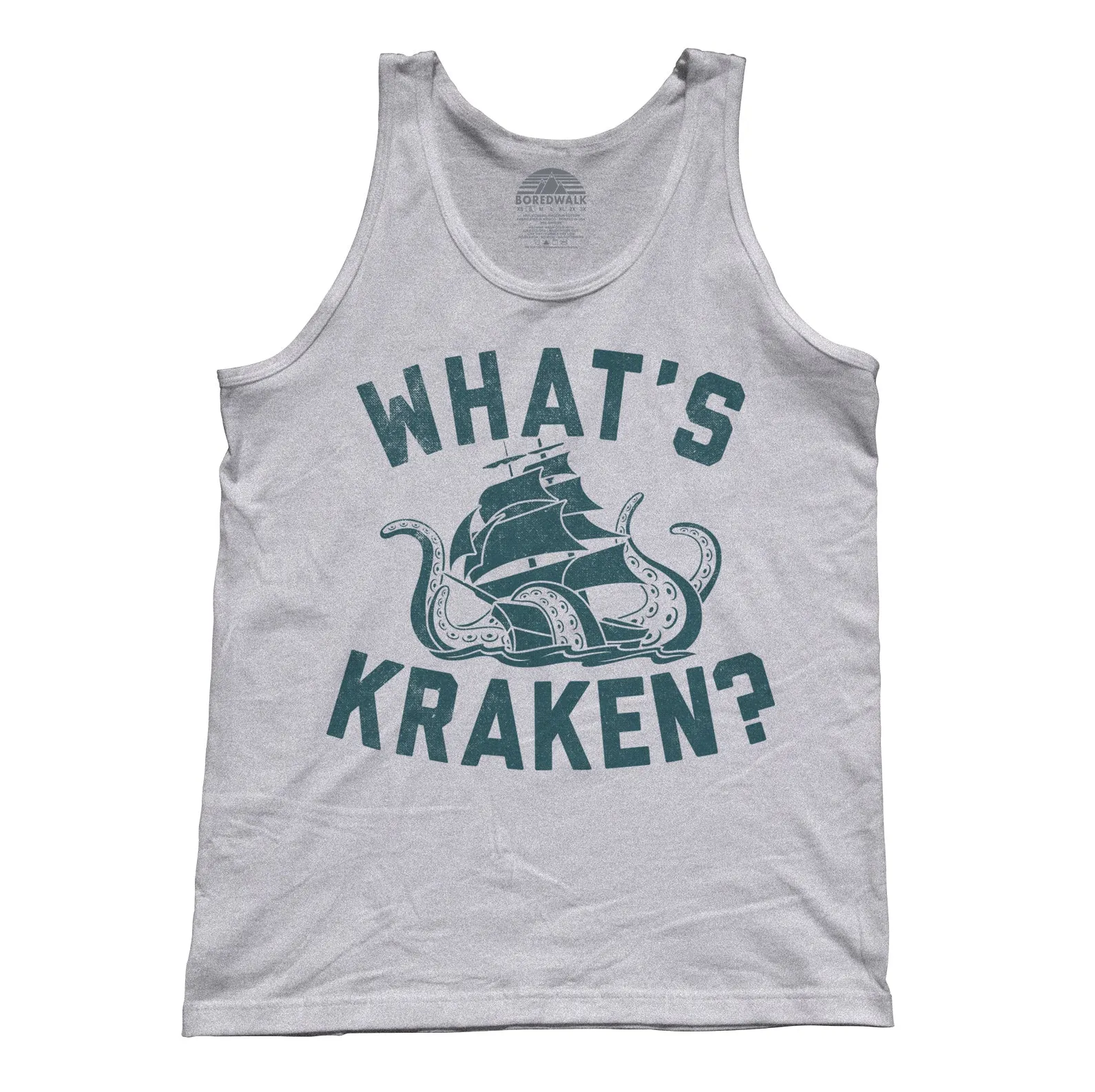 Unisex What's Kraken Sea Monster Tank Top