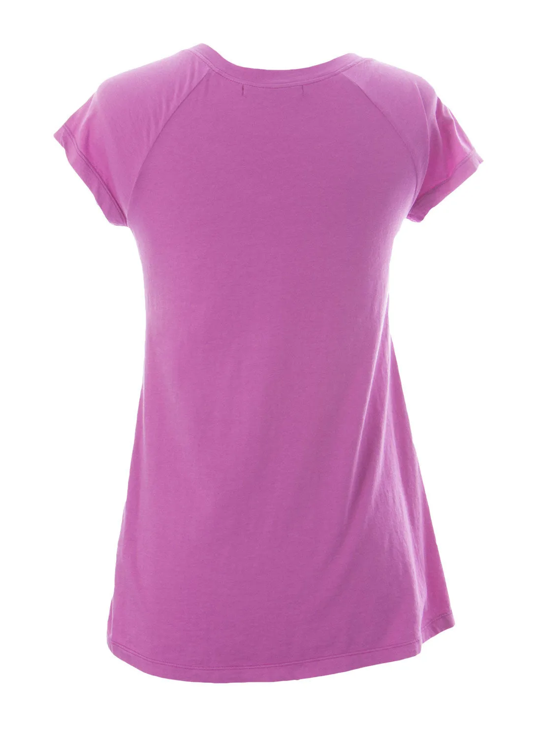 VELVET by Graham & Spencer Women's Short Raglan Sleeve Crew Neck Tee $89 NEW