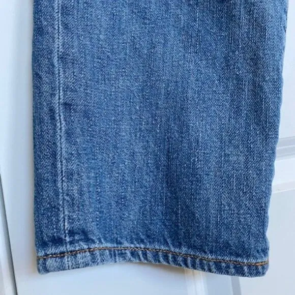 VERONICA BEARD Blake Classic Straight High Rise Button Fly Navy Denim Jeans 27