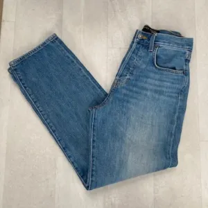 VERONICA BEARD Blake Classic Straight High Rise Button Fly Navy Denim Jeans 27