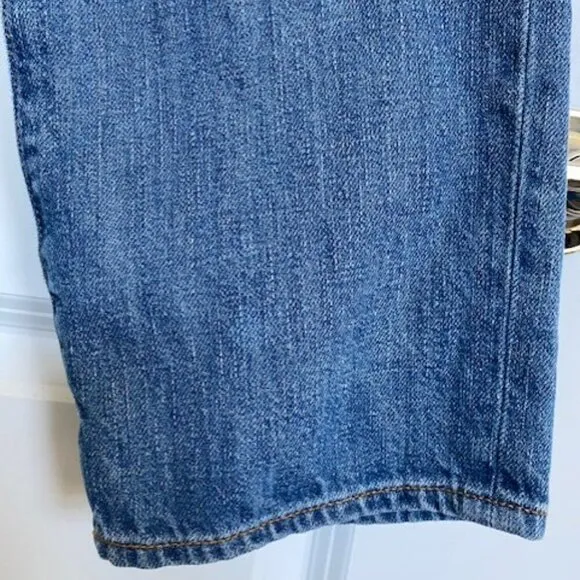 VERONICA BEARD Blake Classic Straight High Rise Button Fly Navy Denim Jeans 27
