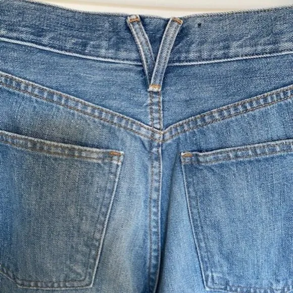 VERONICA BEARD Blake Classic Straight High Rise Button Fly Navy Denim Jeans 27