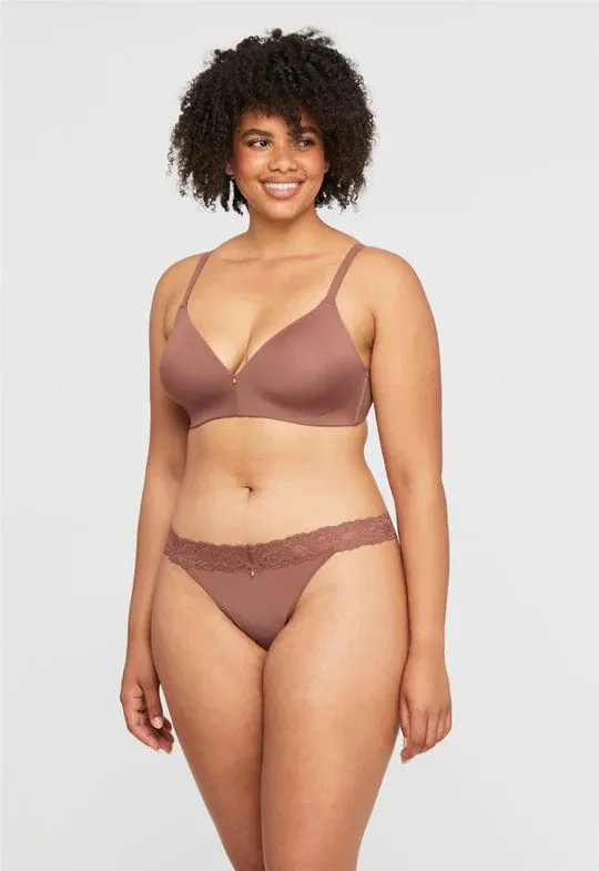 Wire-Free T-Shirt Bra- Pecan