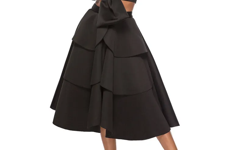 Women Sexy Fashion Ruffle Petal Skirt
