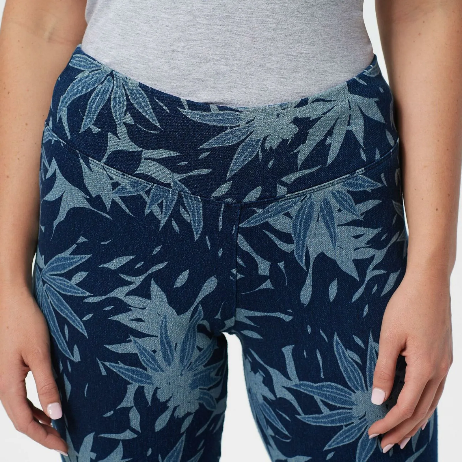 Women with Control Women's Prime Stretch Denim Capri Jeggings