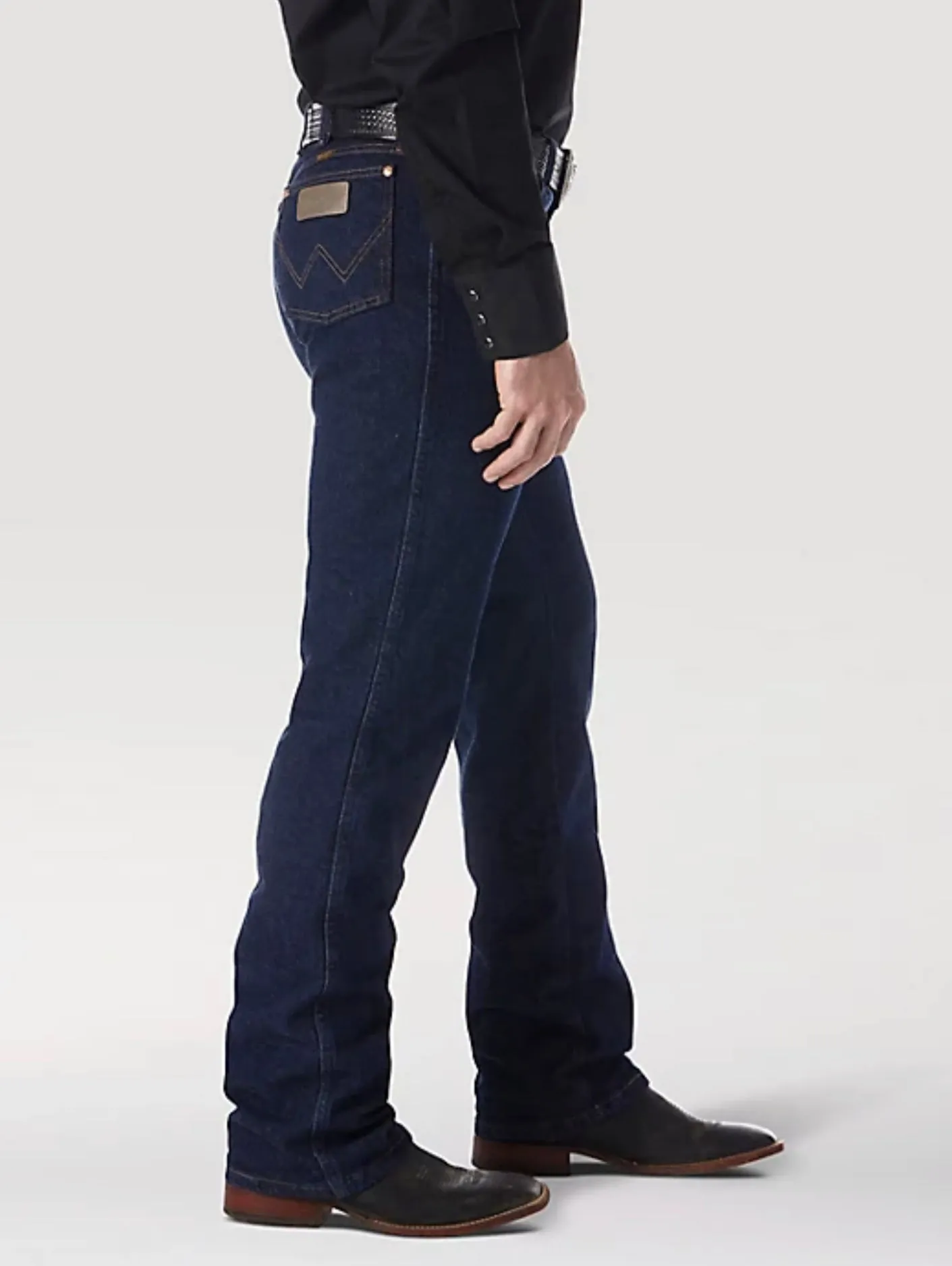 Wrangler Cowboy Cut Bootcut Stretch Navy Blue 947