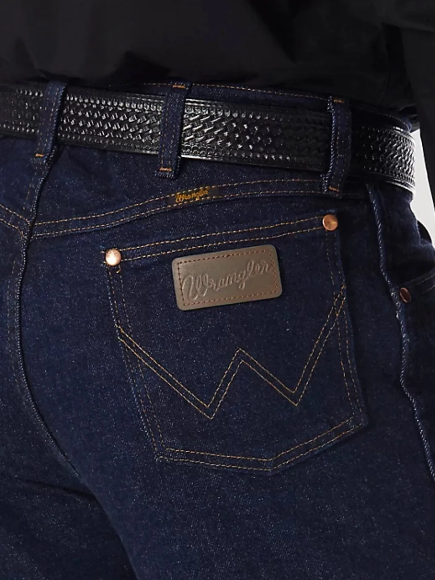 Wrangler Cowboy Cut Bootcut Stretch Navy Blue 947