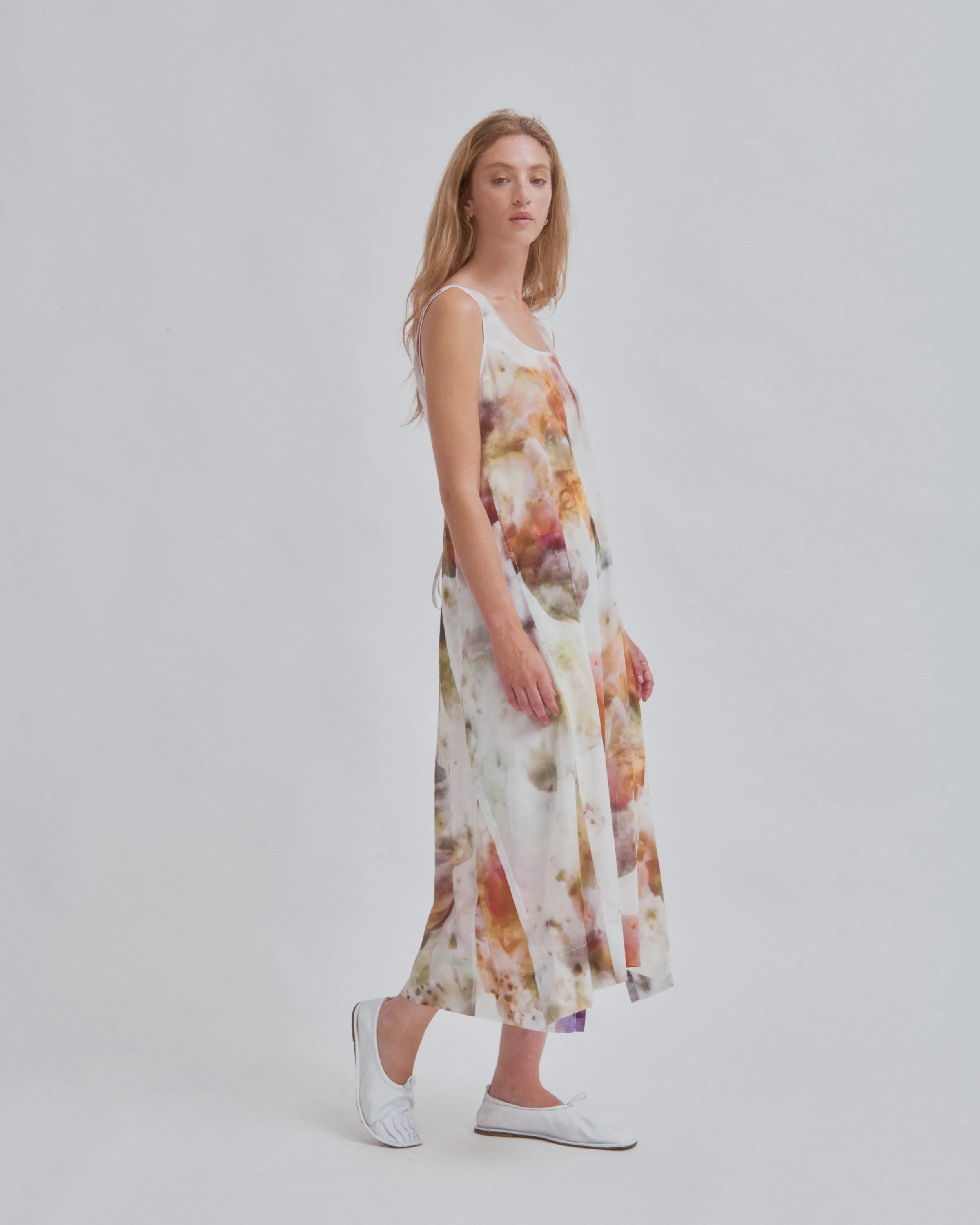 WRAPPED DRESS IN PRINT