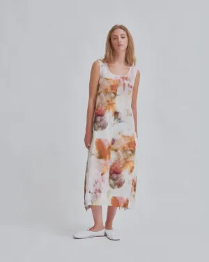 WRAPPED DRESS IN PRINT