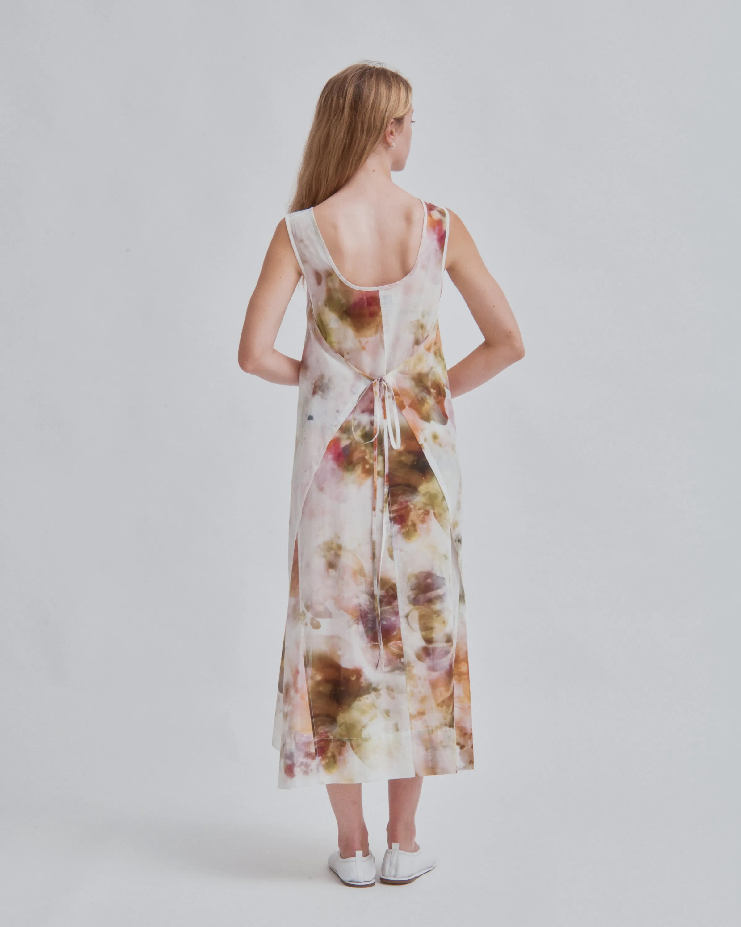 WRAPPED DRESS IN PRINT