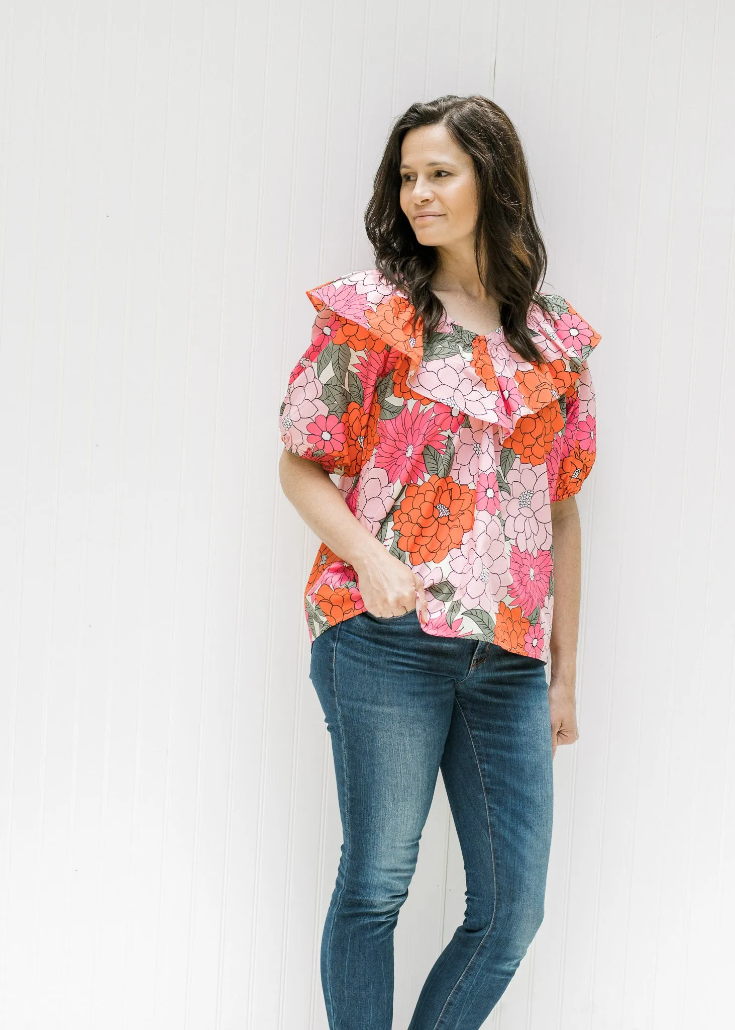 X Pink Hydrangeas Top