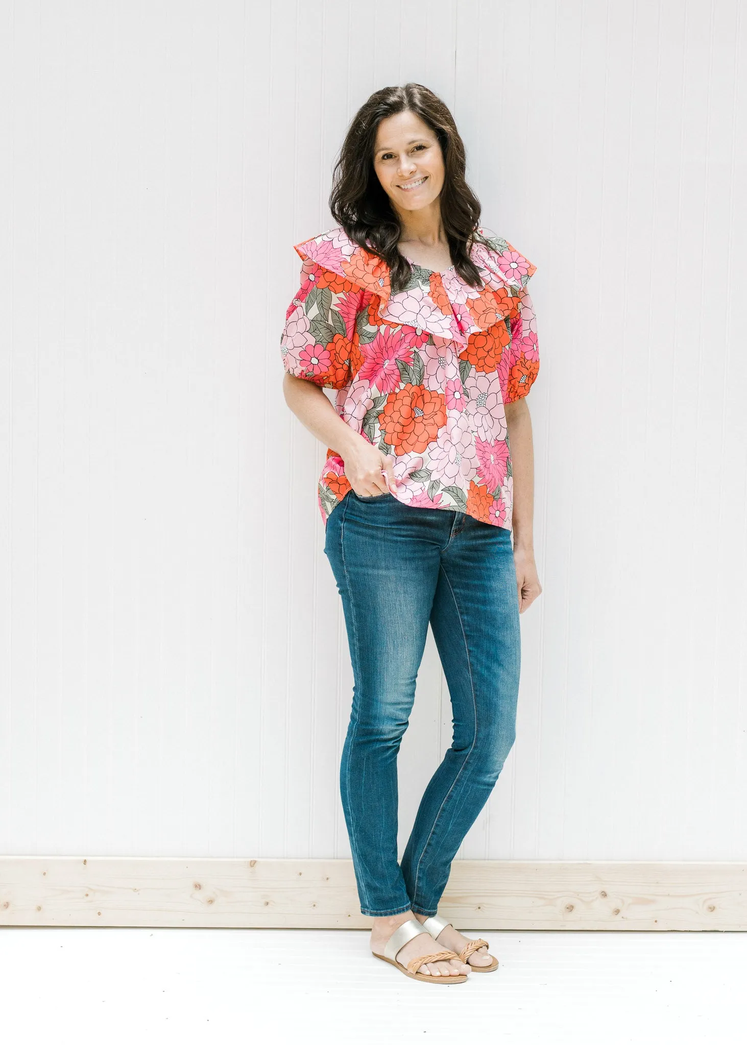 X Pink Hydrangeas Top