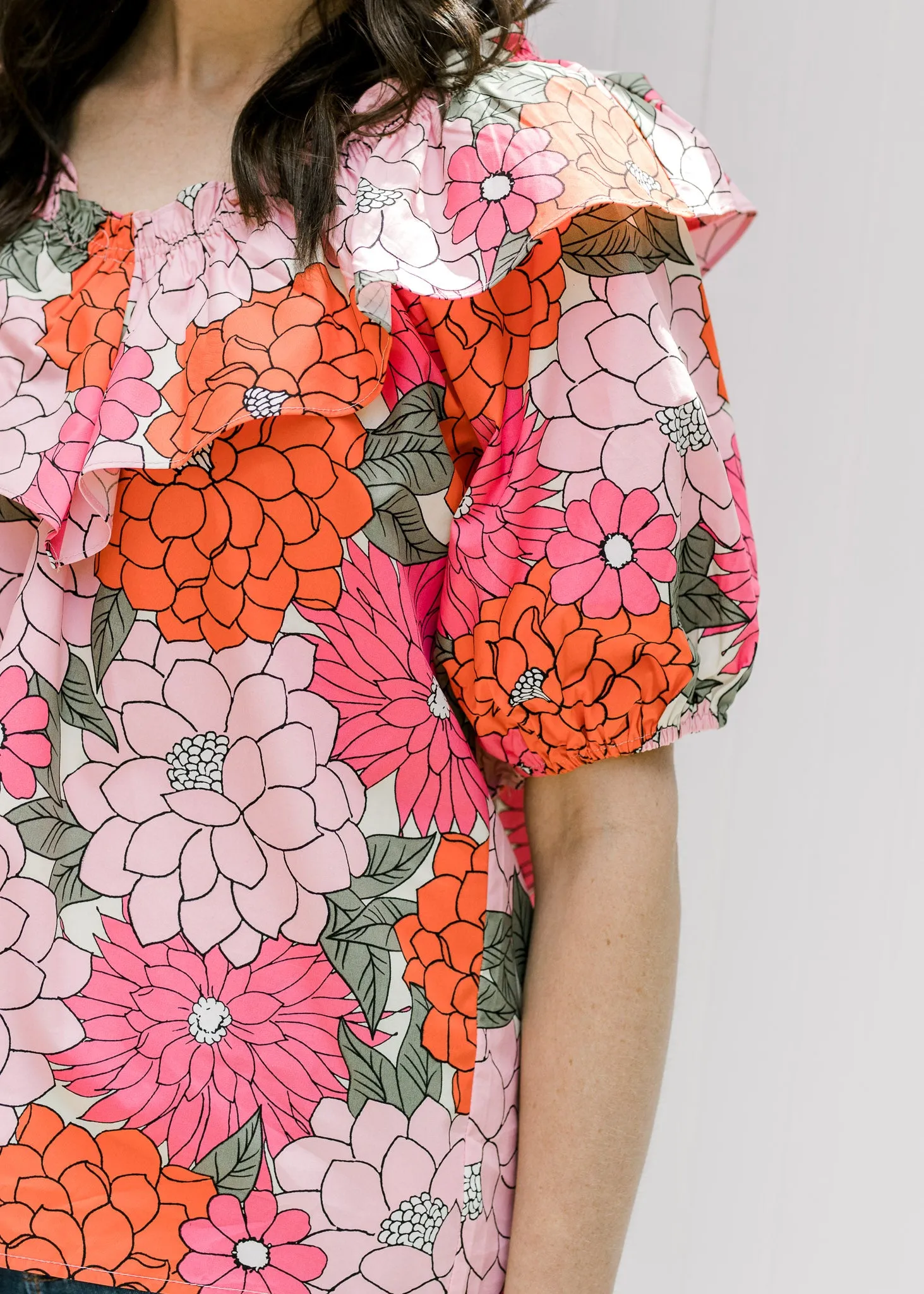 X Pink Hydrangeas Top